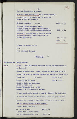 Minutes, May 1909-Jun 1911 (Page 181, Version 1)