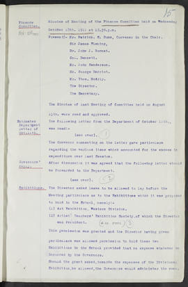 Minutes, Aug 1911-Mar 1913 (Page 15, Version 1)