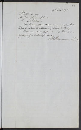 Minutes, Apr 1854-Mar 1882 (Page 37, Version 1)