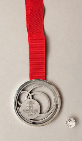 Glasgow Commonwealth Games silver medal (Version 4)