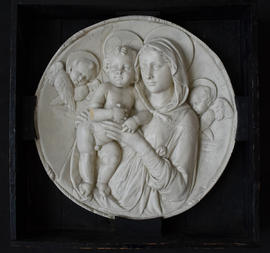 Plaster cast of Virgin and Child roundel (Version 1)