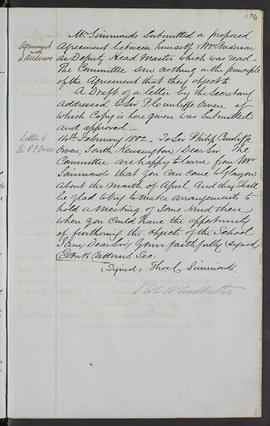 Minutes, Apr 1854-Mar 1882 (Page 176, Version 1)