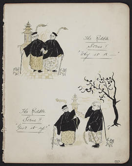 Sheet from a folio of various studies, photos and poems (Version 1)