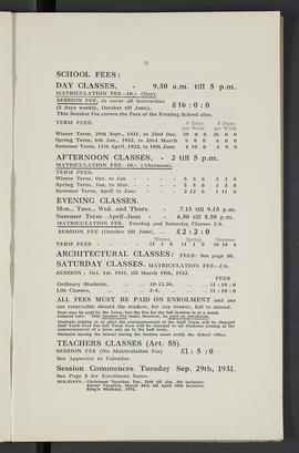 General prospectus 1931-1932 (Page 9)