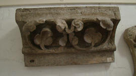 Plaster cast of architrave with foliage (Version 1)