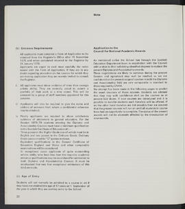 General prospectus 1975-1976 (Page 22)