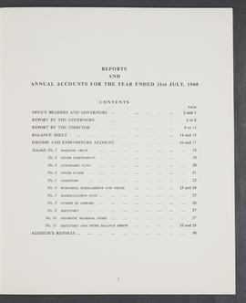 Annual Report and Accounts 1959-60 (Page 1)