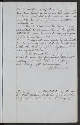 Minutes, Apr 1854-Mar 1882 (Page 98, Version 1)