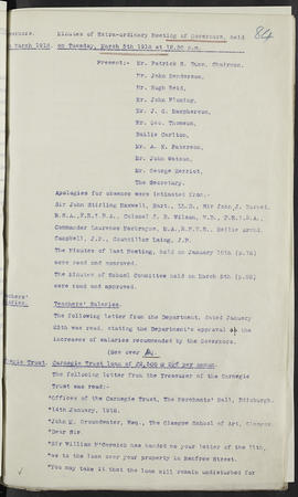 Minutes, Oct 1916-Jun 1920 (Page 84, Version 1)