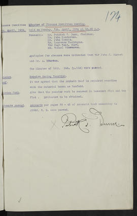 Minutes, Jul 1920-Dec 1924 (Page 124, Version 1)