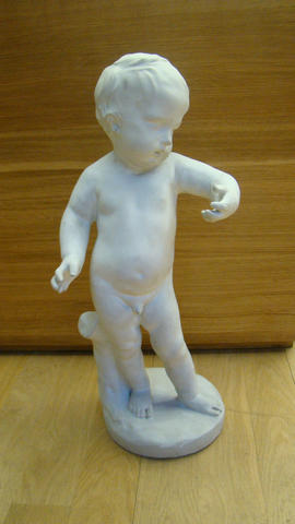 Plaster cast of standing putto