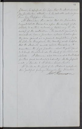 Minutes, Apr 1854-Mar 1882 (Page 12, Version 1)