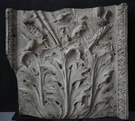 Plaster cast of acanthus relief with birds (Version 1)