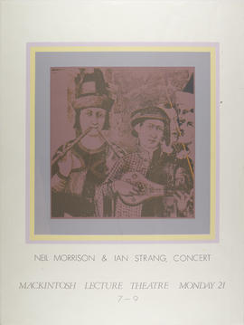 Poster for a Neil Morrison and Ian Strang concert