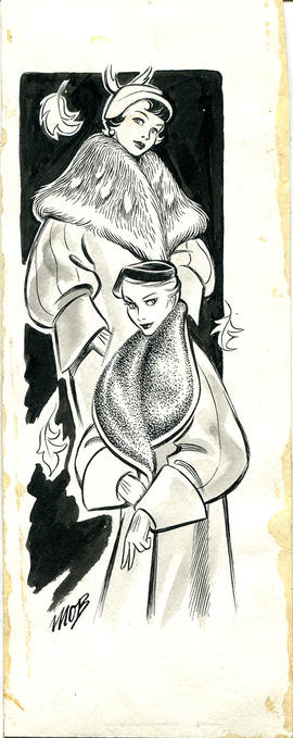 Fashion Illustrations and associated Press Cuttings by Margaret Oliver Brown (Part 19)