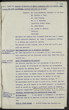 Minutes, Oct 1916-Jun 1920 (Page 1, Version 1)
