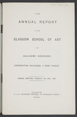 Annual Report 1889-90 (Page 1)