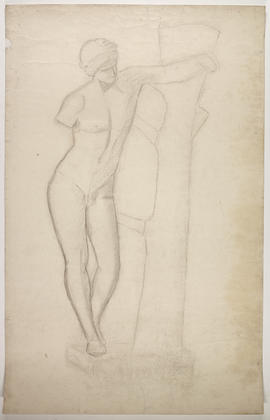Figure study from antique cast
