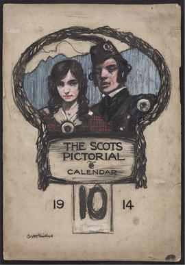 Design for The Scots Pictorial calendar, 1914