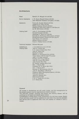 General prospectus 1967-1968 (Page 31)
