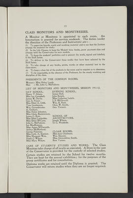 Prospectus 1912-1913 (Page 19)