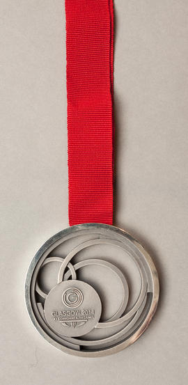 Glasgow Commonwealth Games silver medal (Version 1)