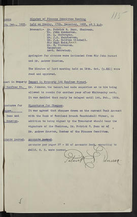 Minutes, Jul 1920-Dec 1924 (Page 115, Version 1)