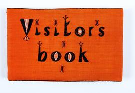 Embroidered empty visitor's book (Version 1)