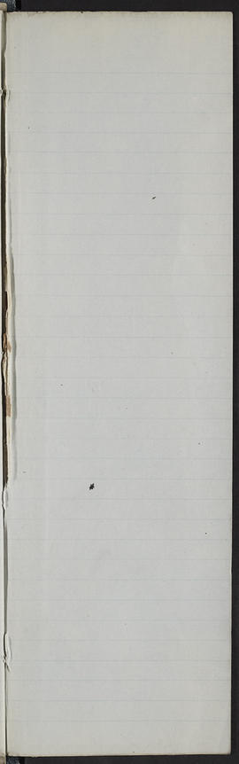 Minutes, Mar 1913-Jun 1914 (Index, Back cover, Version 1)