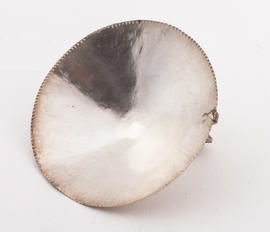 Circular silver ring tray (Version 1)