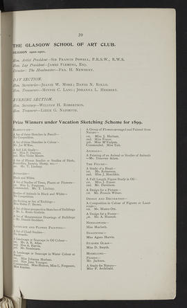 General prospectus 1900-1901 (Page 39)