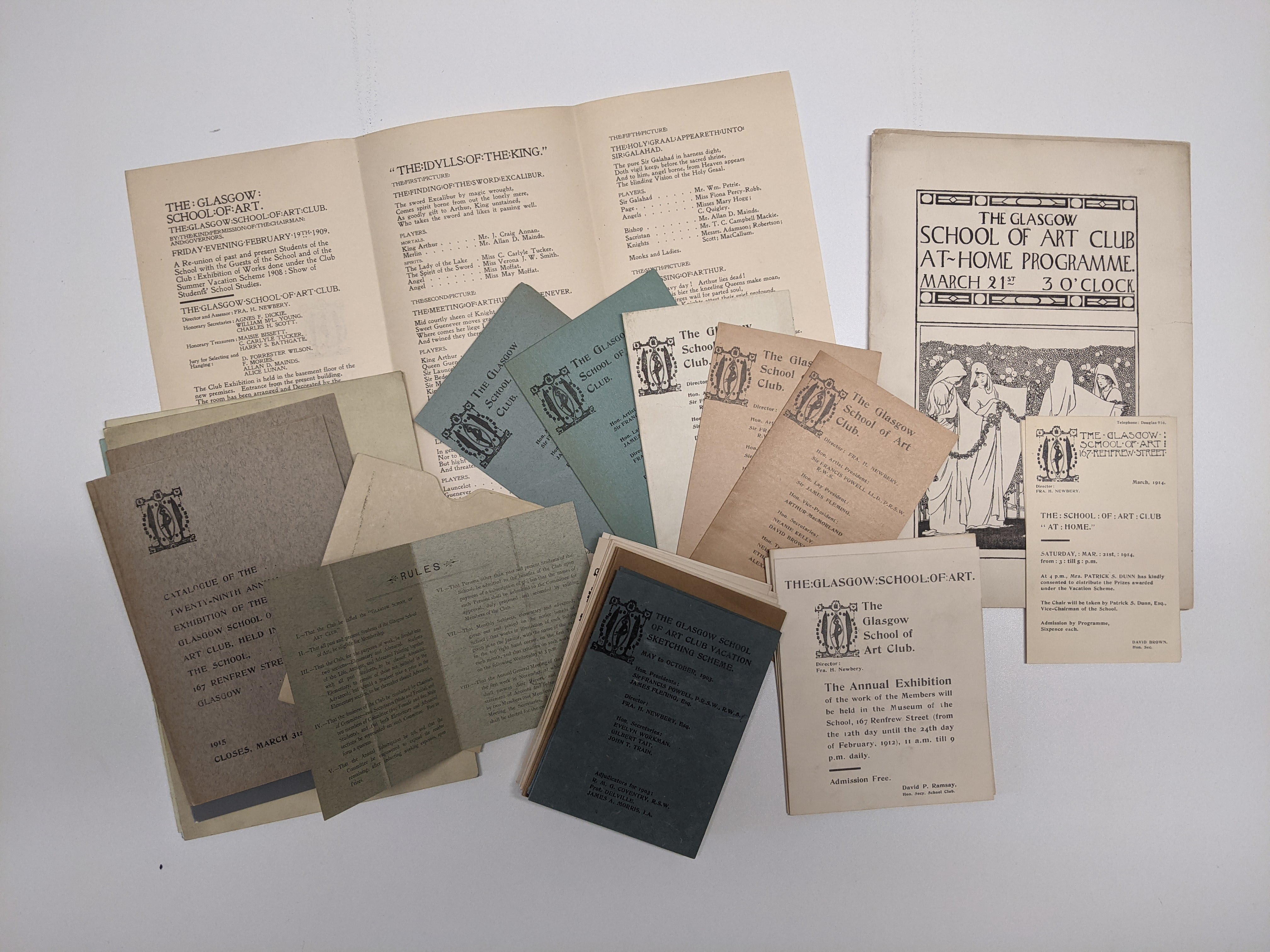Student Activities · Records of The Glasgow School of Art Club · c1900-1950