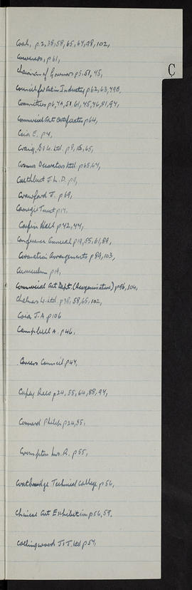 Minutes, Oct 1934-Jun 1937 (Index, Page 3, Version 1)