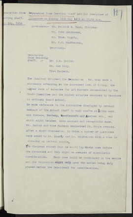 Minutes, Oct 1916-Jun 1920 (Page 127, Version 1)