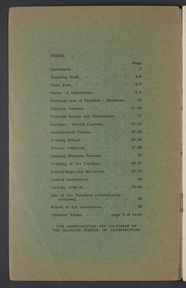 General prospectus 1929-1930 (Front cover, Version 2)