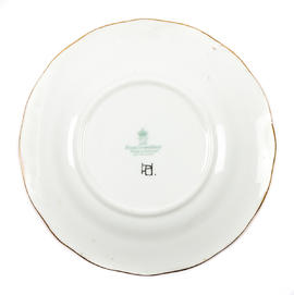 Royal Crown Derby hand-painted tea plate (Version 3)
