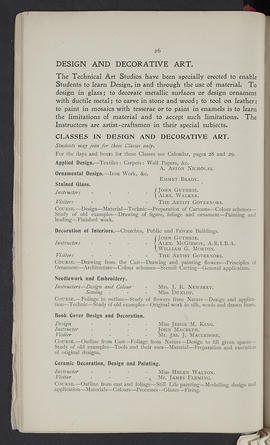 General prospectus 1900-1901 (Page 26)