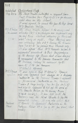 Minutes, Sep 1907-Mar 1909 (Page 101)