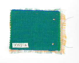 Weaving sample on card (Version 2)