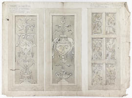 Two panels in oak