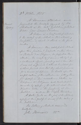 Minutes, Apr 1854-Mar 1882 (Page 8, Version 2)