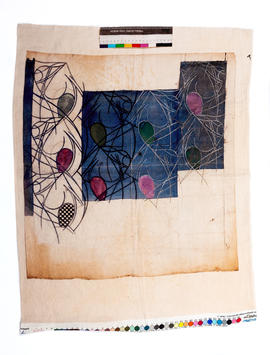 Textile related to the Mackintosh Interpreted exhibition