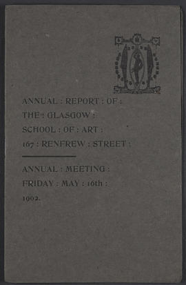 Annual Report 1900-01 (Front cover, Version 1)