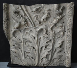 Plaster cast of acanthus relief with birds (Version 3)