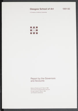 Annual Report 1991-92 (Front cover, Version 1)