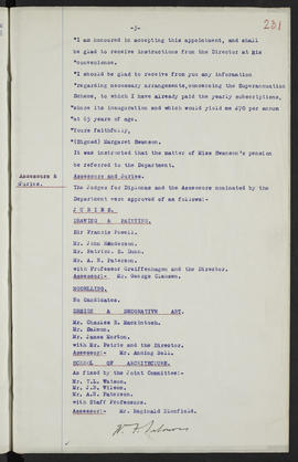 Minutes, May 1909-Jun 1911 (Page 231, Version 1)
