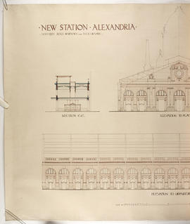 New Station - Alexandria - No.5. Elevation to platform (Version 2)