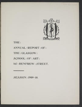 Annual Report 1909-10 (Page 1)