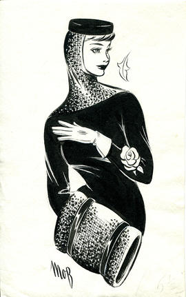 Fashion Illustrations and associated Press Cuttings by Margaret Oliver Brown (Part 20)