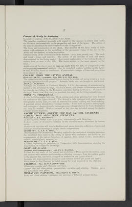 General prospectus 1911-1912 (Page 27)
